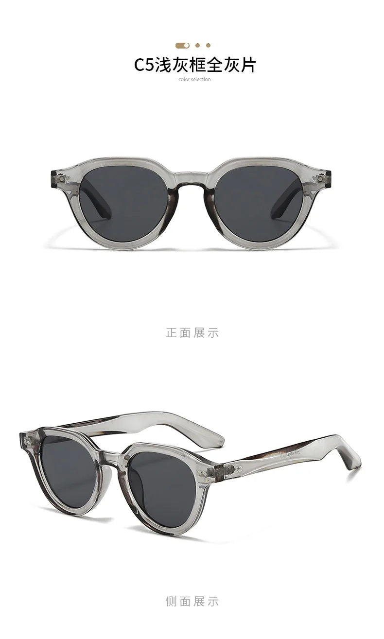 2025 Europe Designer Fashion Sunglasses Men Women Rives Sunset Casual Travel Sun Shades UV400 Suitable Oval Glasses