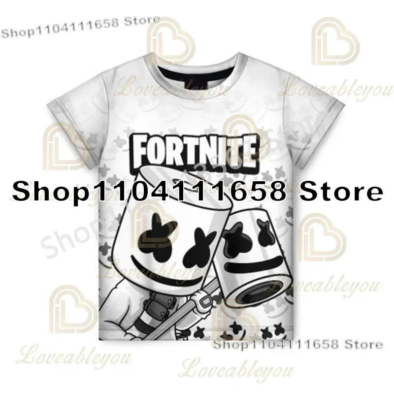 Birthday Gifts 3D Print Banana Peely Team Leader Bear F-Fortnite T Shirt T-shirt Men's Tee Battle Royale Game Summer Tops