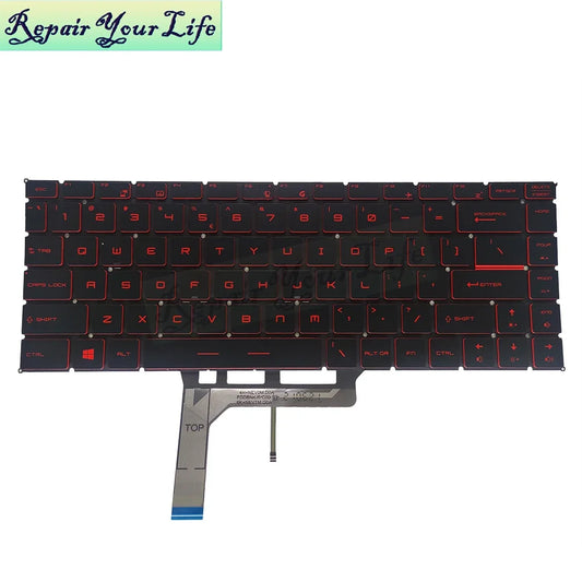 US/UI Backlit Keyboard For MSI GF63 8RC 8RD MS-16R1 MS-16R4 GF65 Thin 9SD 9SE 10SD 10SE MS-16W1 Laptop Replacement Keyboards