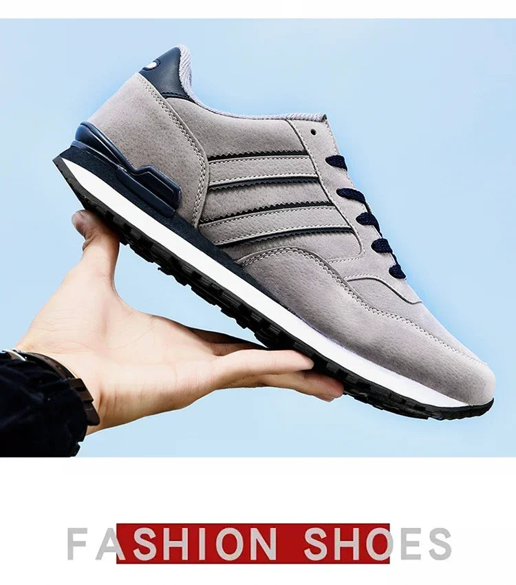 Herren-Sneaker, Leder-Freizeitschuhe, atmungsaktive Herbstschuhe für Herren, flache Herrenschuhe, Herren-Freizeitschuhe