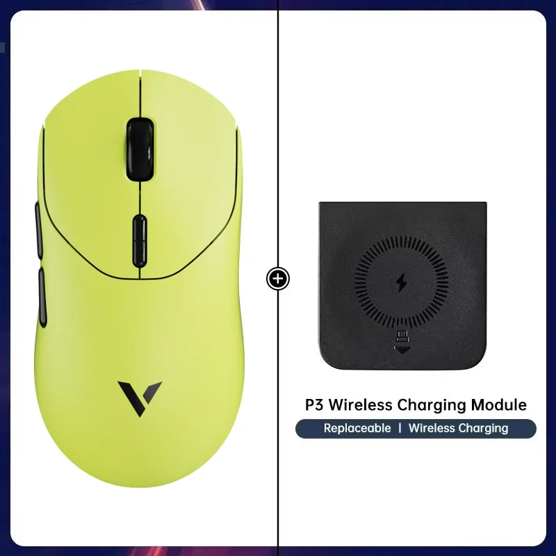 Rapoo VT2 MAX Wireless E-sports Gaming Mouse with 8K Polling Rate Optical Sensor Ergonomic Design 53g Lightweight for PC Laptop