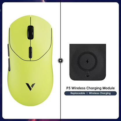 Rapoo VT2 MAX Wireless E-sports Gaming Mouse with 8K Polling Rate Optical Sensor Ergonomic Design 53g Lightweight for PC Laptop