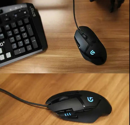Herní myš Logitech G402 Fusion Engine Tech, 4 nastavení DPI, 32bitový procesor, protiskluzové provedení pro profesionální soutěžní hraní