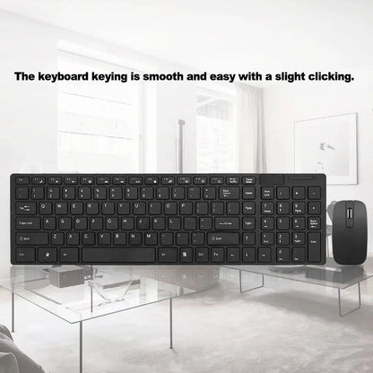 New 2.4G Wireless Keyboard and Mouse Set for Laptop iPad PC Desktop for Android iOS Windows