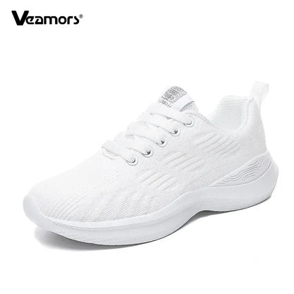 Zapatillas de running para mujer, zapatillas deportivas informales transpirables, ligeras, para gimnasio y deporte al aire libre, cómodas