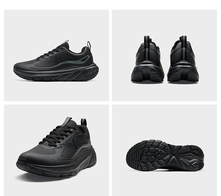 Xtep Herren-Laufschuhe – leicht, atmungsaktiv, stoßdämpfend, strapazierfähig, langlebig, gepolstert – Sneaker 875419110002
