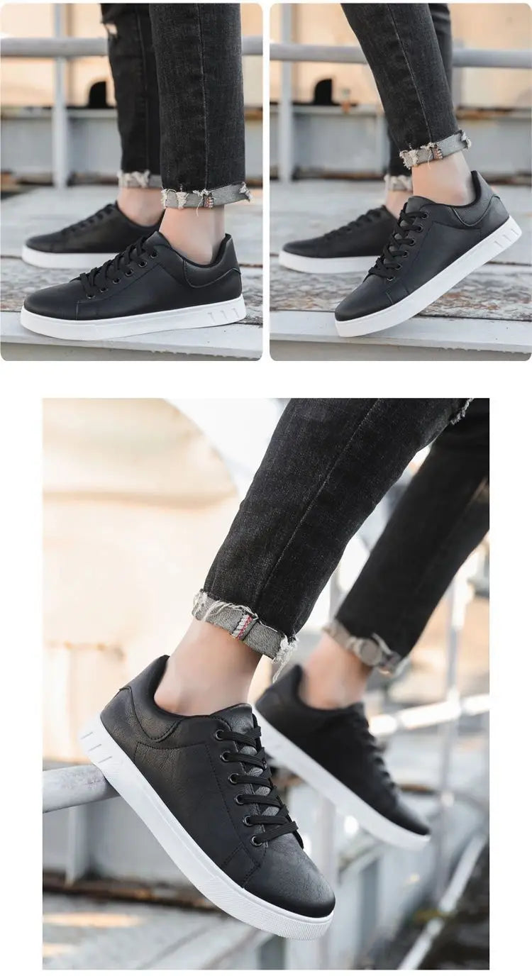 2026 Men's Shoes New Style Four Seasons Fashionable Versatile Soft Bottom White Casual Shoes Breathable Summer Zapatillas Hombre