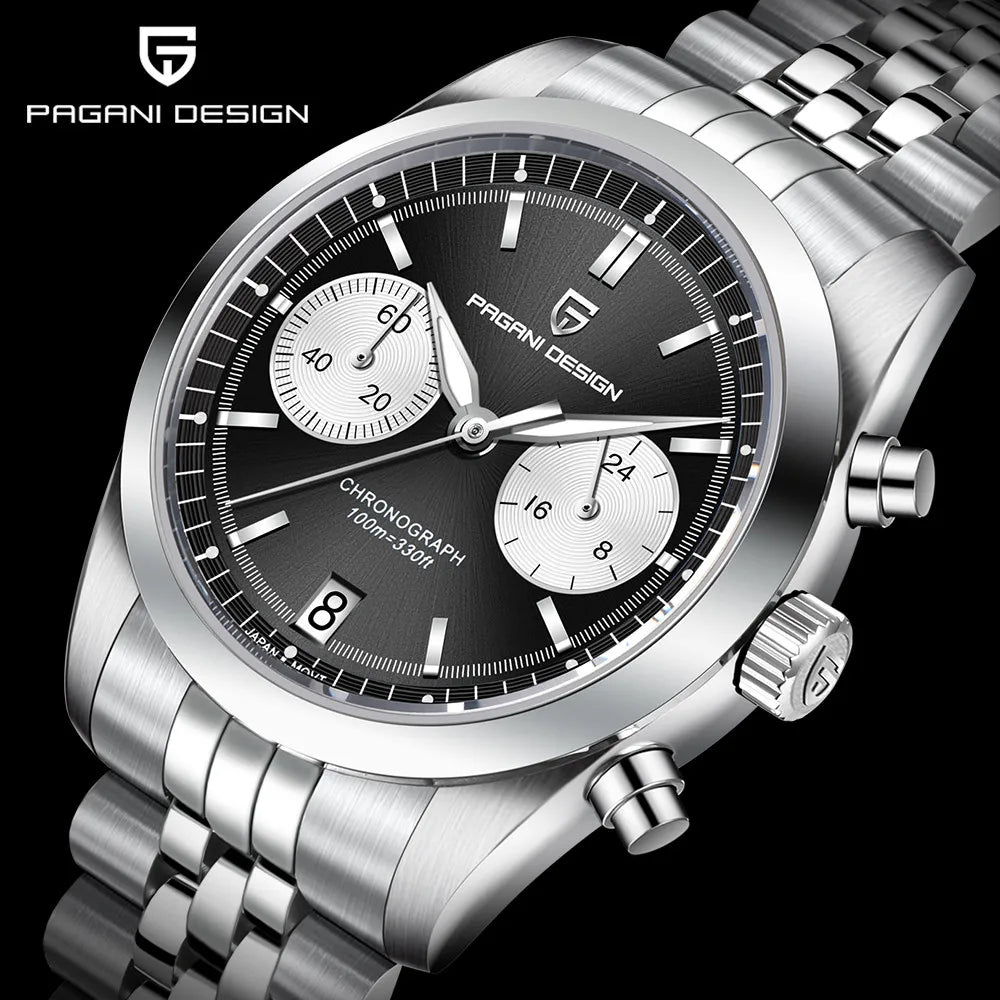 PAGANI DESIGN Pilot Men's Quartz Watches Sports Waterproof Wristwatch Sapphire Automatic Watch Men's Watch PD1775