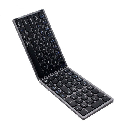 Jomaa Foldable wireless Bluetooth keyboard lightweight portable  Bluetooth Foldaing keyboard available for tablet laptop PC Ipad