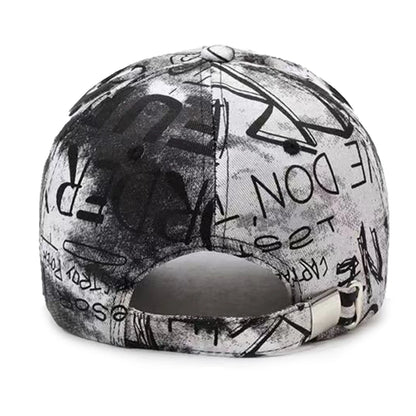 Unisex Graffiti Letters Baseball Caps Spring Autumn Outdoor Adjustable Casual Hats Sunscreen Hat Sports Cap