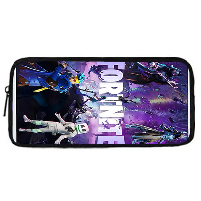 Hot Game Child School Backpack with Lunch Bags ,Design-F-FortniteS Pencil Bags ,School Bags for Boys Girls Best Gift