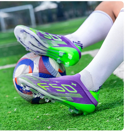 New Men's Soccer Shoes Grass Football Boots Ultralight Sport Comfortable Indoor Cleats Non Slip Fg Turf Futsal Adult Non-Slip