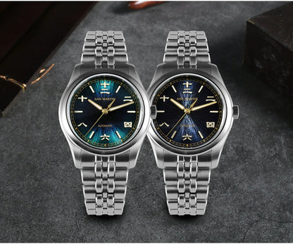 San Martin New 39mm Gada Watch Chinese Style Original Design Sunburst JianZhan Miyota 90S5 Men Dress Automatic Mechanical SN0144