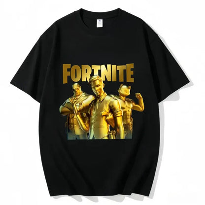 Fortnite majica s okruglim izrezom, uniseks za odrasle, gaming plesna moda, nova, od čistog pamuka, kratkih rukava, savršena za ležerno nošenje i odmor