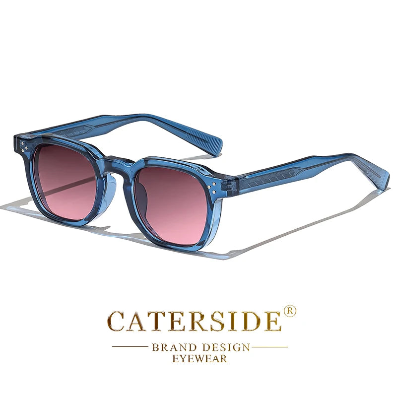 1/2/3 Pairs CATERSIDE Fashion Men Sunglasses Retro Brand Design Polycarbonate Frame Sun Glasses Women Travel Party Eyeglasses