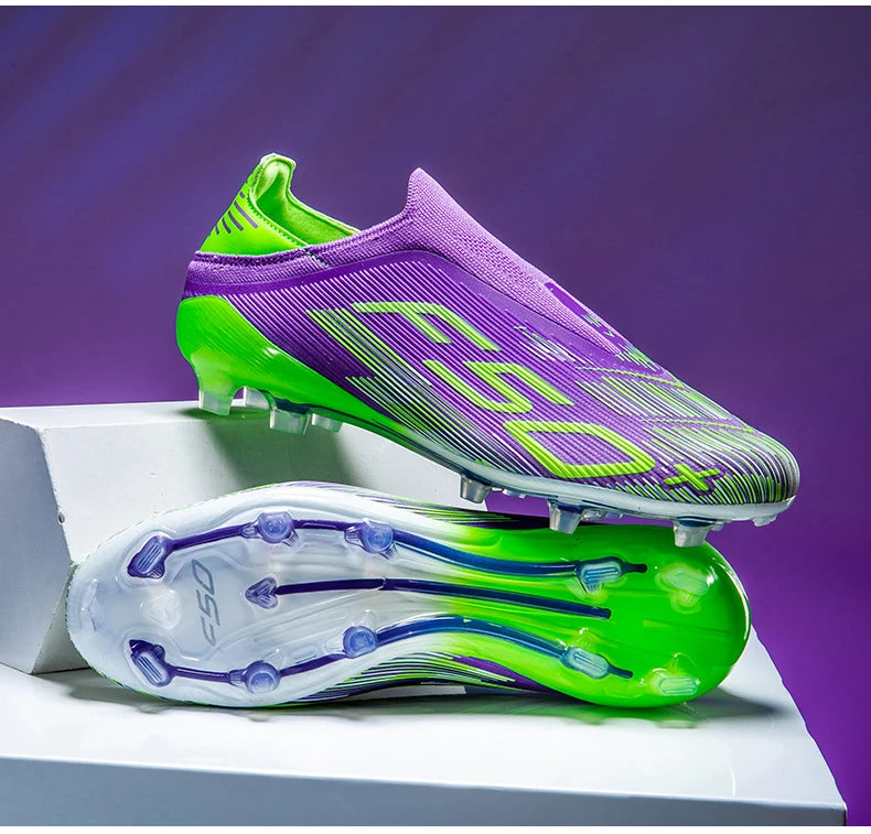 New Men's Soccer Shoes Grass Football Boots Ultralight Sport Comfortable Indoor Cleats Non Slip Fg Turf Futsal Adult Non-Slip
