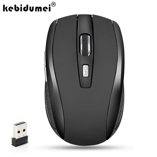 Wireless Mouse 2.4G Silent Optical Mouse with Adjustable 1600 DPI, Portable Wireless Mouse for Laptop, Notebook, PC & MacBook