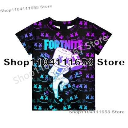 Birthday Gifts 3D Print Banana Peely Team Leader Bear F-Fortnite T Shirt T-shirt Men's Tee Battle Royale Game Summer Tops