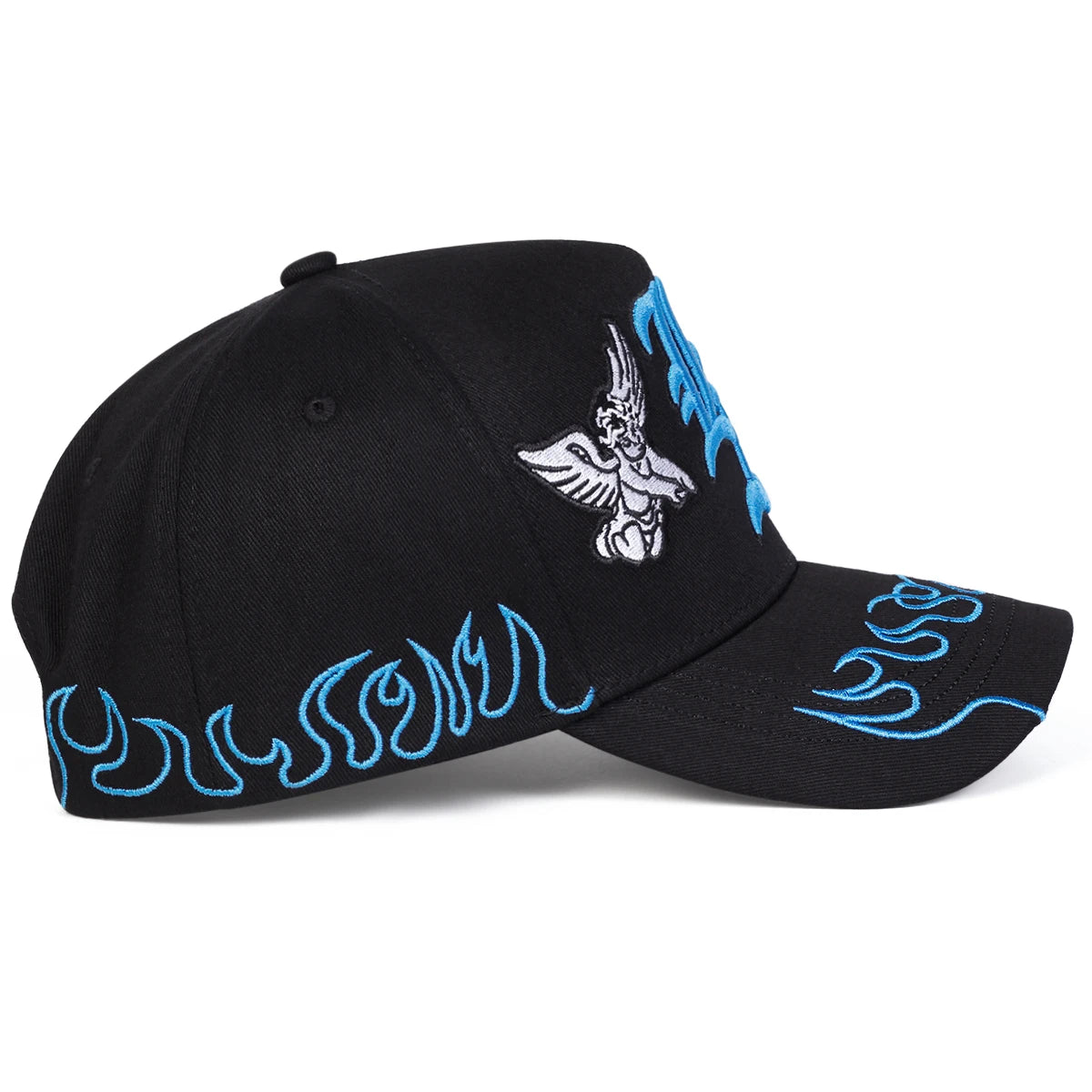 Unisex Gothic LA Angel Embroidery Baseball Caps Spring Autumn Outdoor Adjustable Casual Hats Sunscreen Hat Sports Cap