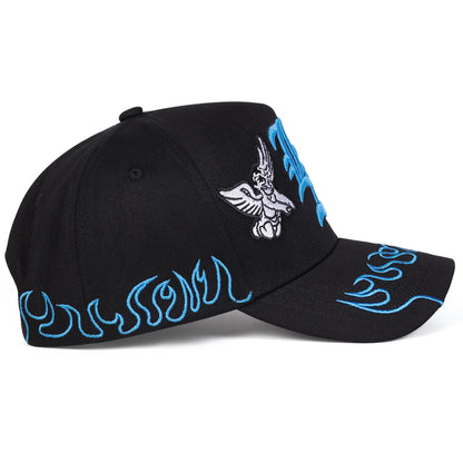 Unisex Gothic LA Angel Embroidery Baseball Caps Spring Autumn Outdoor Adjustable Casual Hats Sunscreen Hat Sports Cap