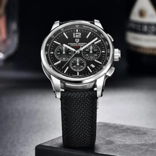 PAGANI DESIGN 2025 New Men Quartz Watches VK63 Fashion Casual 100M Water Resistant Sapphire Glass Stainless Steel Watches