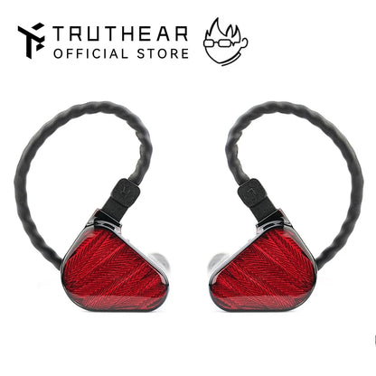 TRUTHEAR x Crinacle ZERO:RED earphone Dual Dynamic Drivers In Ear Headphone with 0.78 2Pin Cable
