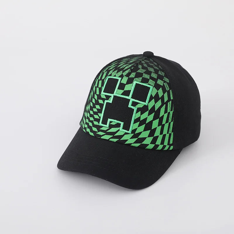 Casquette de baseball unisexe « Totem of Undying Hat » pour cosplay, style cyberpunk, motif pixel, accessoires de plein air