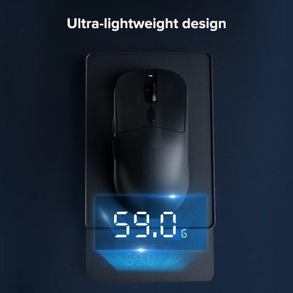 KYSONA M617 Wireless Mouse Ergonomics Tri-mode  Rechargeable 2.4G 59g Lightweight E-sports PAW 3395 DPI 26K Gaming Mouse For PC
