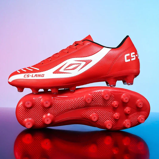New Men’s Football Boots Grass Cleats Soccer Shoes Match Adult Indoor Ultralight Non-Slip Boys Futsal Sport Turf Comfortable