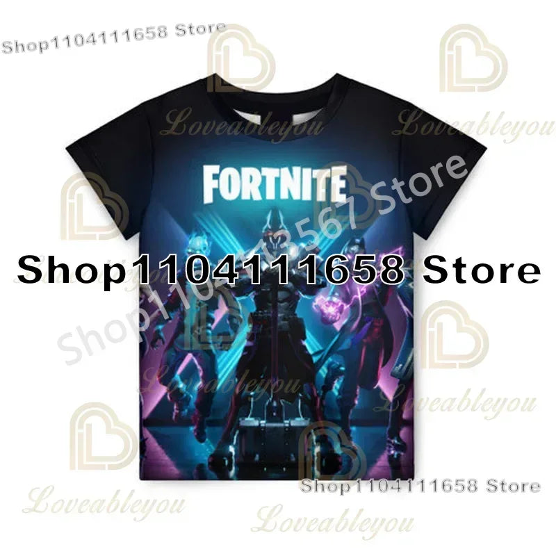 Birthday Gifts 3D Print Banana Peely Team Leader Bear F-Fortnite T Shirt T-shirt Men's Tee Battle Royale Game Summer Tops