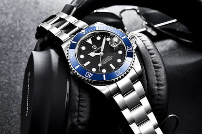 PAGANI DESIGN Men Automatic Mechanical Watch PD1661 8215 Dive Stainless Steel Waterproof Clock Sapphire Reloj Hombre