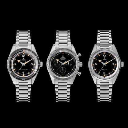 THORN T026 Automatic Watch 38mm Sapphire 316L Stainless Steel PT5000/Swiss Ronda Movement Vintage Style Luminous Men's Watch