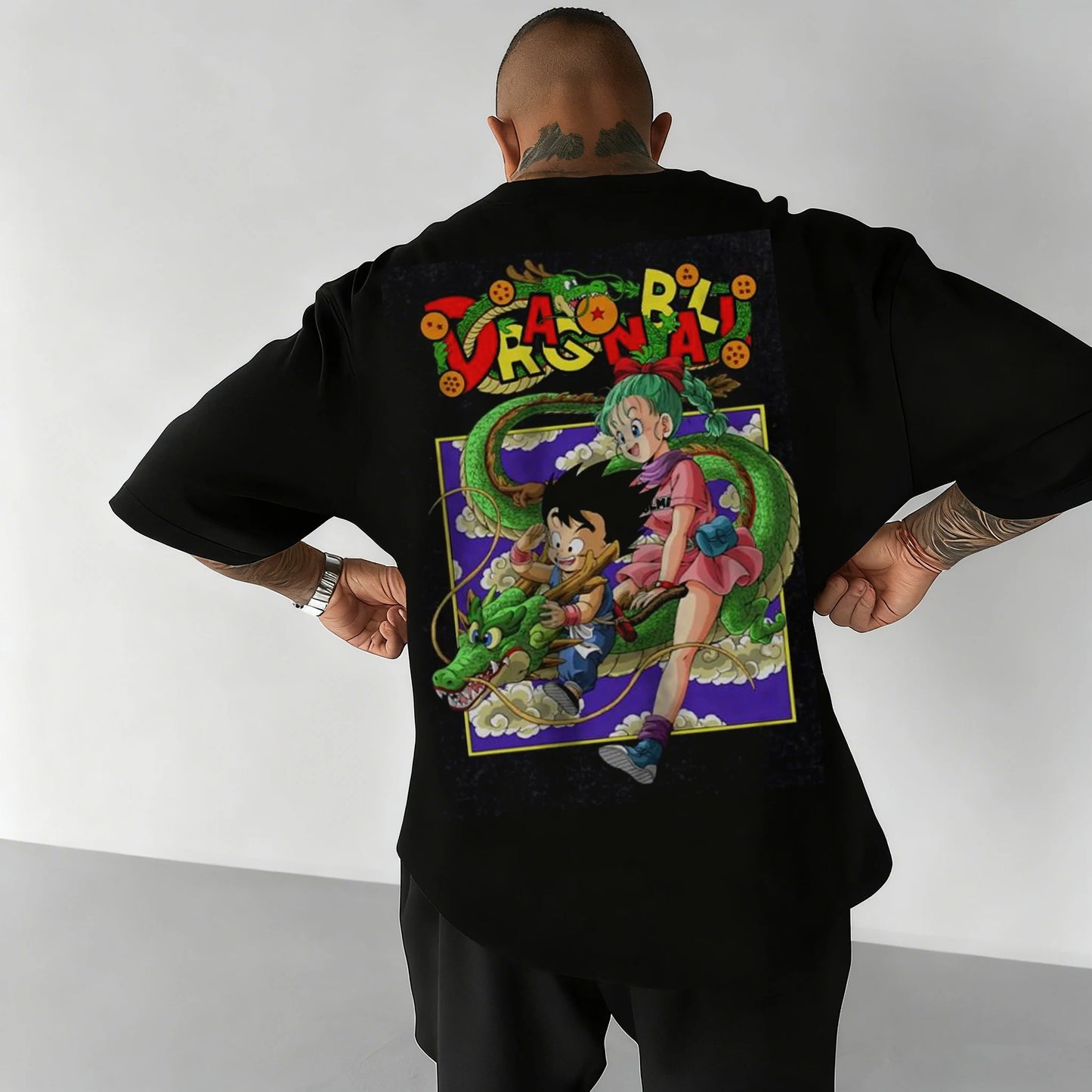 Dragon Ball Japanese Anime Printed Men's T-Shirt Majin Buu Boys Children Harajuku Short Sleeve Kids Goku T-shirt Summer Clothing