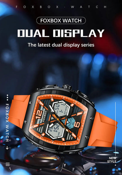 LIGE Digital Men Military Watch 50m Waterproof Wristwatch LED Quartz Clock Sport Watch Male Big Watches Men Relogios Masculino