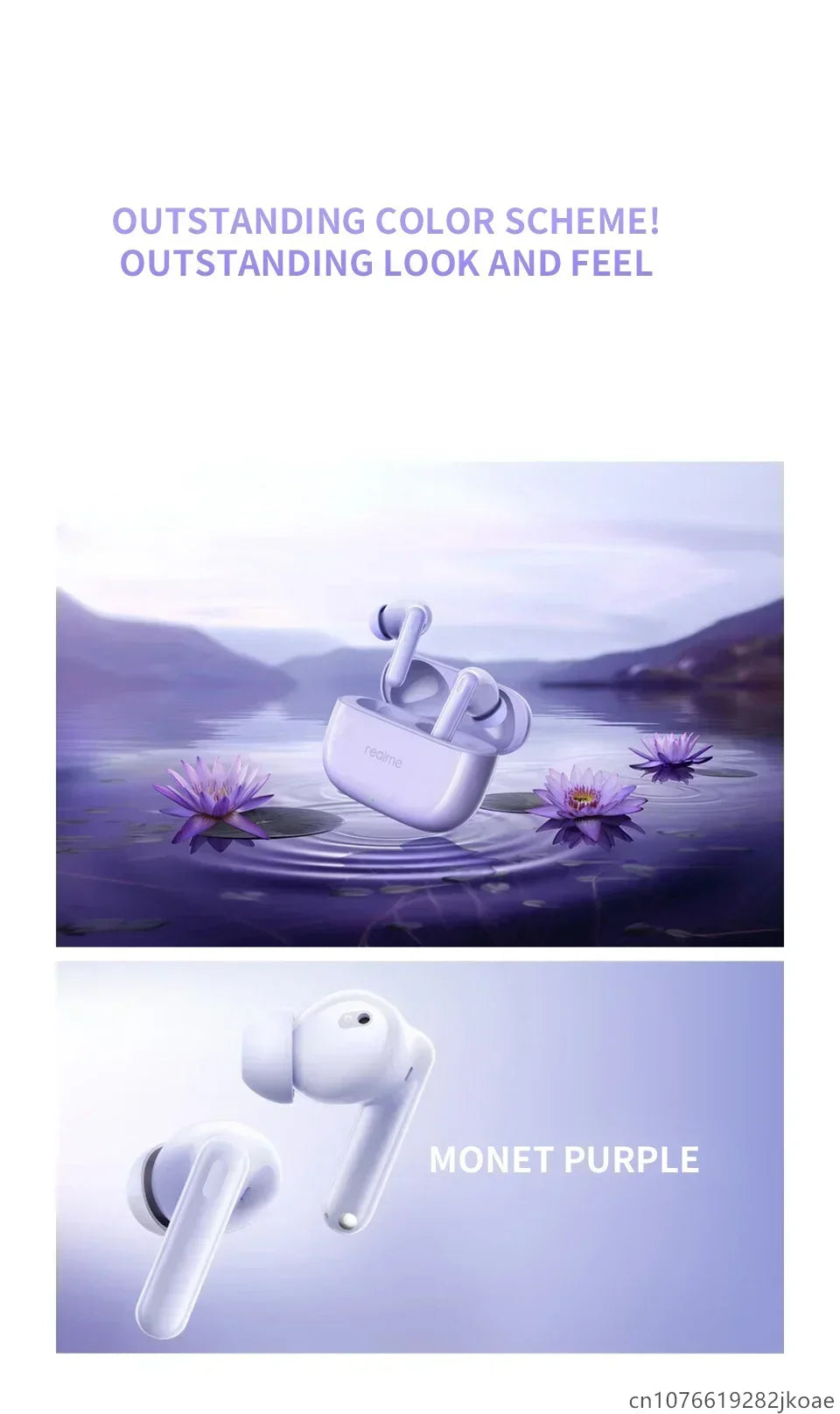 realme Buds T310 Wireless Earbuds Bluetooth 5.4 – 46dB Active Noise Cancelling HiFi Earphones with Deep Bass & Long Battery Life