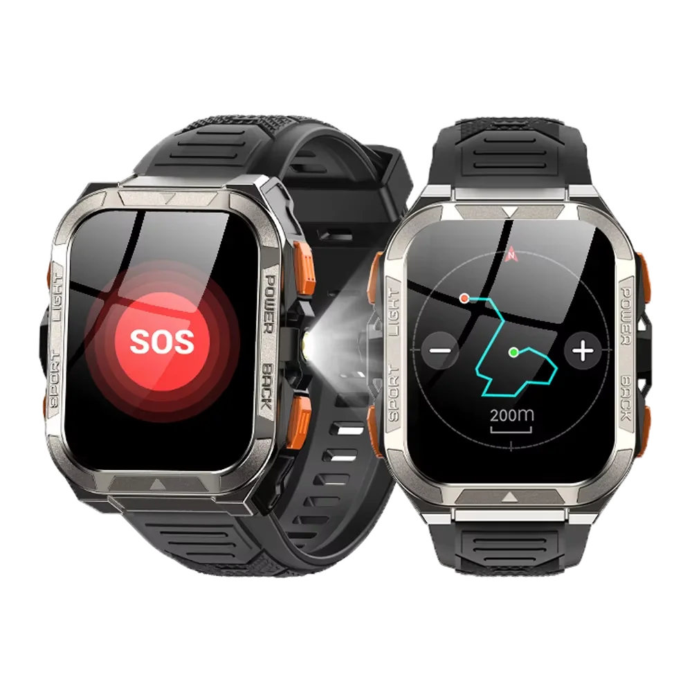 Blackview W80 Pro AI GPT Smart Watch, Precise GPS, 900mAh Battery, 1.43" AMOLED, Flashlight, Waterproof Sport Watch Men & Women