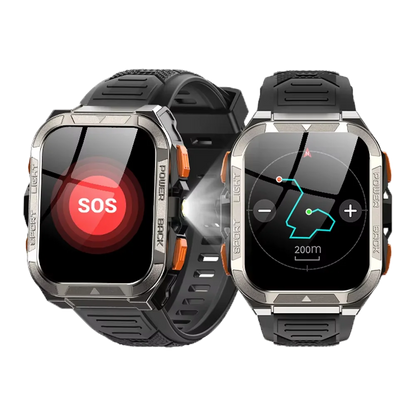 Blackview W80 Pro AI GPT Smart Watch, Precise GPS, 900mAh Battery, 1.43" AMOLED, Flashlight, Waterproof Sport Watch Men & Women