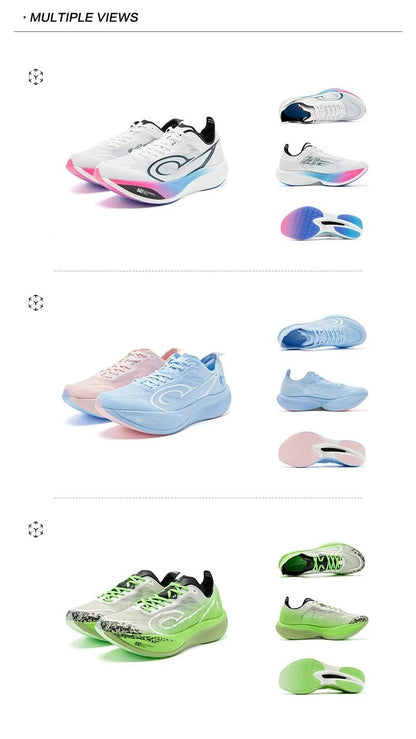 QIAODAN Feiying PB3 Enhanced Edition Professional Marathon Carbon Board Running Shoes 2025 Men's Sneakers QDB023251299T