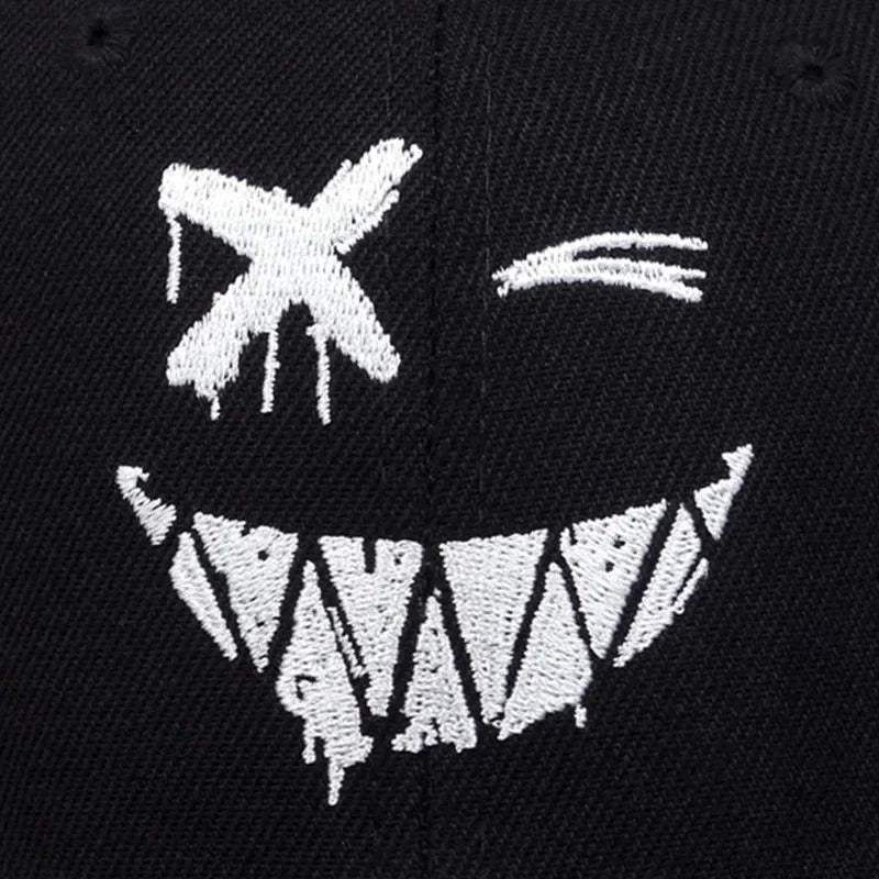 Hip-Hop-Herrenkappen – Personalisierte, bestickte Baseballkappe – Verstellbare Snapback-Kappe aus Baumwolle – Sonnenkappe für Frühling und Sommer – Freizeitkappen