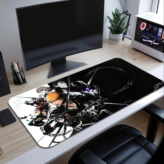 B-BLEACH Rebirth of Souls podloga za miš i stol, velika, protuklizna, protiv habanja, za tipkovnicu, ergonomska, uredska, gumena, za PC i dom, prilagođena