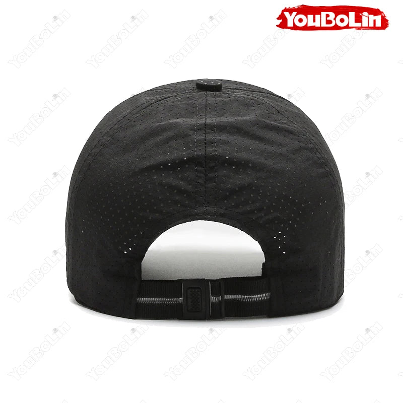 Outdoor Tiger Face Baseball Cap, Summer Quick-Dry Fabric, Mesh & Perforated Design, Ethnic Print Sun Protection Hat