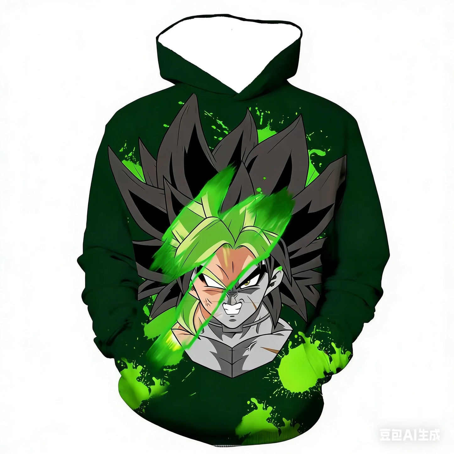 2025 Hot Sale Trend Hip-Hop Hooded Sweatshirt Kids Adults Dragon Ball Battle Suit 3D Print Hoodie Sports Sweatshirt Top Clothing
