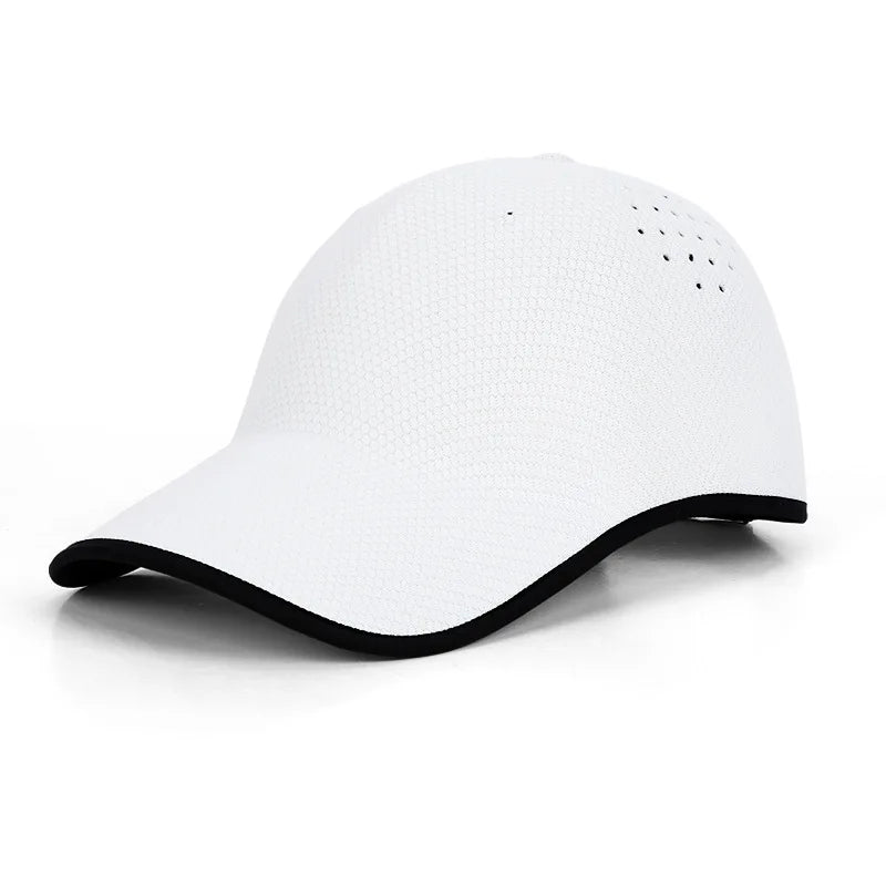 Nahtlose Baseballkappe für Herren – schnell trocknend, zusammenfaltbar, Sportkappe für Outdoor, Angeln, Klettern, Sport – leichte Schirmmütze, Sonnenhut