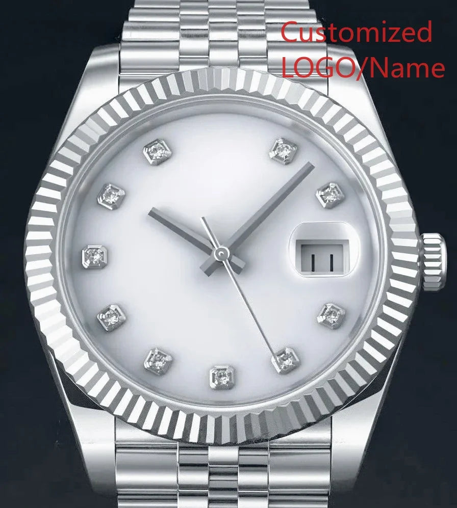 A989 Store Customized Watch Men's WomenAutomatic Mechanical Watch 36mm 40mm 904L Stainless Steel Black Blue