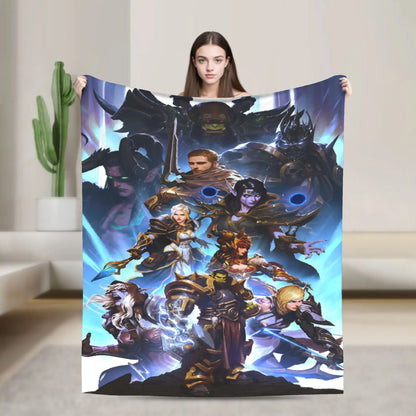WOW World of Warcraft deke, kvalitetni mekani prekrivači za posteljinu, zimski dječji pokrivač za spavaću sobu, originalni prekrivač za krevet