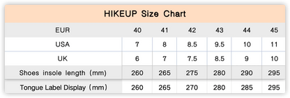HIKEUP High-Top Men Hiking Boot Winter Outdoor Shoes Lace-Up Non-slip Outdoor Sports Casual Trekking Boots Man Waterproof Suede