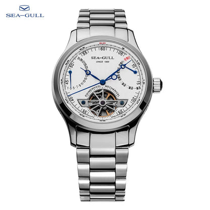 Seagull Flywheel Series Men's Watch Xidong Mechanical Watch 316L Precision Steel Band 39mm Business Watch Relojes Para Hombres