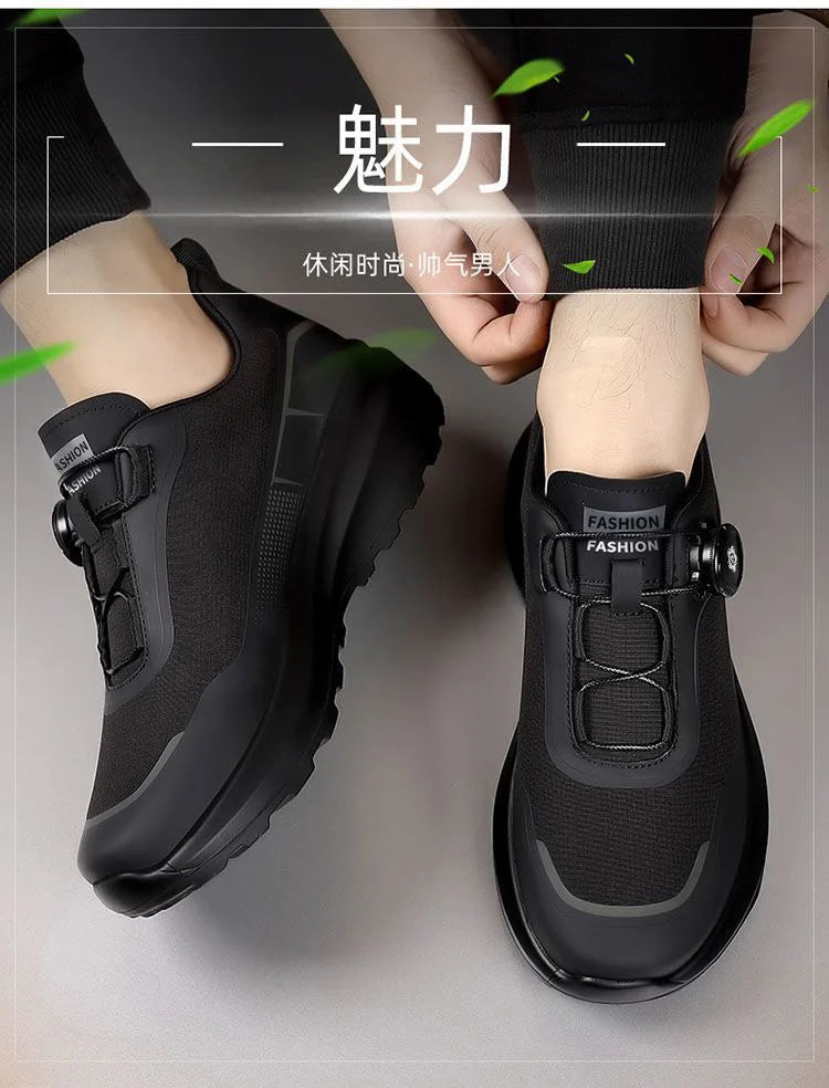 Zapatillas deportivas de hombre para exterior, novedad de primavera y verano, zapatillas deportivas con suela gruesa, zapatillas de senderismo para hombre, zapatillas informales para hombre