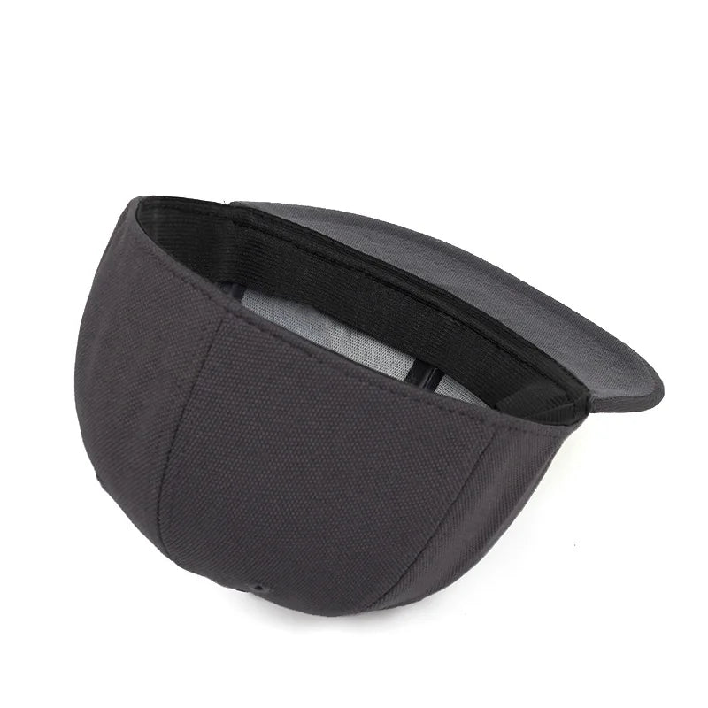 Not Adjustable Back Closed Snapback Caps Men Quality Hip Hop Fitted Hats Adult Solid Color Baseball Hats 57-58cm for Small Face