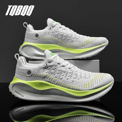 Men's Cushioning Running Shoes EVA Midsole for Shock Absorption Lightweight & Breathable Mesh Sports Sneakers Gym and Walking